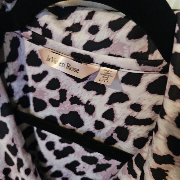 La Vie En Rose Ultra Soft Leopard Nightdress - Picture 4 of 6